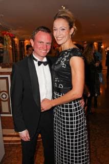 Christine Theiss with husband Hans Theiss Audi Generation Award 2018 at the Hotel Bayerischer Hof in Munich on 11 12 2018