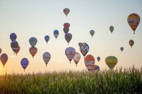 Hot Air Balloon WM in Groß Siegharts in the Waldviertel NÖ 2018 Austria  1065514999