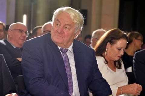 Werner von Siemens Ringes Hasso Plattner zur Verleihung des Werner von Siemens Ringes in der Akademie der Wissenschaften in Berlin am 13.12.2018 *** Werner von Siemens Ringes Hasso Plattner at the presentation of the Werner von Siemens Ring at the Academy of Sciences in Berlin on 13 12 2018