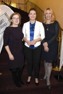 Dorothee Erpenstein Judith Gerlach and Barbara Radomski at the award ceremony Shooting Location of the Year 2018 in the Gloria Palast Munich 13 12 2018 Foto:xP.xSchönbergerx xFuturexImage