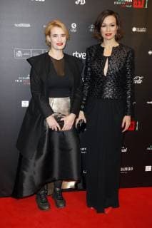 Bernadett Tuza Ritter and Julianna Ugrin at the presentation of the 31 European Film Prize 2018 at the Teatro de la Maestranza Sevilla 15 12 2018 Foto:xS.xGabschx xFuturexImage