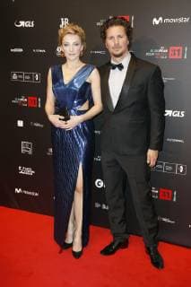 Alexandra Borbely and Ervin Nagy at the 31th European Film Awards 2018 at the Teatro de la Maestranza Sevilla 15 12 2018 Foto:xS.xGabschx xFuturexImage