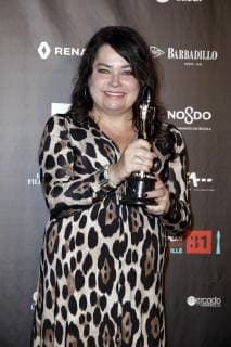 Jane Magnusson Winner of Best Documentary at the 31th European Film Awards 2018 in the Teatro de la Maestranza Sevilla 15 12 2018 Foto:xS.xGabschx xFuturexImage