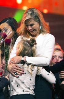 19-12-2018 Den Bosch Queen Maxima during the tv show Christmas music gala 2018 in Den Bosch.  Copyright: xPPEx