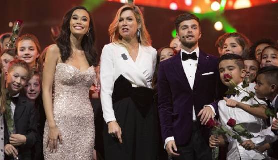 19-12-2018 Den Bosch Queen Maxima during the tv show Christmas music gala 2018 in Den Bosch.  Copyright: xPPEx