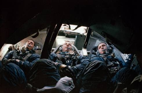 October 25, 1968 - Gulf of Mexico - Astronauts William A. Anders, James A. Lovell Jr., and Frank Borman, (left to right) are seen inside Apollo Boilerplate 1102A during water egress training in the Gulf of Mexico. Borman is Apollo 8 commander; with Lovell serving as command module pilot; and Anders as lunar module pilot. In August of 1968, three astronauts received a call telling them to cancel their winter holiday plans, they were going to the Moon. Fifty years later we are celebrating the historic mission of Apollo 8 from 21-27 Dec. 1968. Gulf of Mexico - ZUMAz03_ 19681025_shk_z03_530 Copyright: xNASAx
