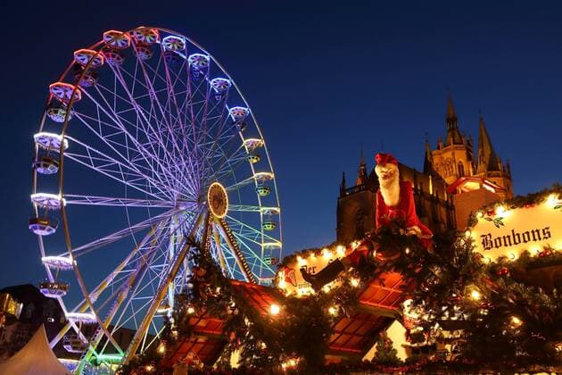 Erfurt Christmas Market GER Germany Germany Berlin 18 12 2018 Erfurt Thuringia The Christmas Mar