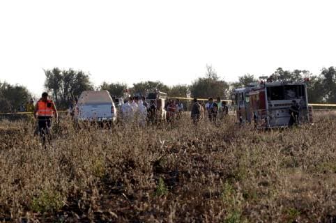(181225) -- PUEBLA, Dec. 25, 2018 -- Forensic and rescue members work at the helicopter crash site in Coronango, Puebla, Mexico, Dec. 24, 2018. The governor of Mexico s central state of Puebla, Martha Erika Alonso, and her husband Rafael Moreno Valle, ex-governor of the state, were killed in a helicopter crash on Monday, the head of the National Action Party Marko Cortes confirmed. ) (rtg) MEXICO-PUEBLA-ACCIDENT-HELICOPTER CRASH STR