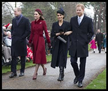. 25 12 2018. Sandringham , United Kingdom. Royals arriving for the Christmas Day church service at Sandringham in Norfolk, United Kingdom.  xStephenxLockx xi-Imagesx IIM-19059-0005