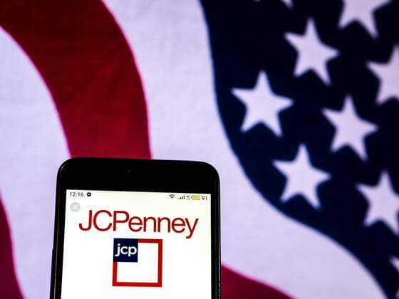 December 20, 2018 - Kiev, Ukraine - J. C. Penney Department store company logo seen displayed on a smart phone. Kiev Ukraine - ZUMAs197 20181220_zab_s197_214 Copyright: xIgorxGolovniovx