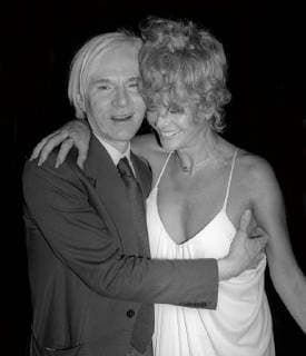 Celebrities New York. NY. USA. Andy Warhol and Monique Van Vooren at Studio 54 in 1978. UPDATE:24.12.2018. LMK33-SLIB241218ASCU-001 