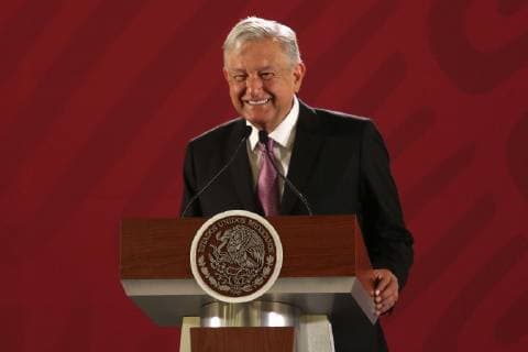 Entertainment Bilder des Tages December 28, 2018 - EUM20181228NAC01.JPG.CIUDAD DE MEXICO, Presidency Presidencia-AMLO.- 28 de diciembre del 2018. El presidente Andres Manuel Lopez Obrador durante conferencia en Palacio Nacional declara punto final en la persecucion de quienes saquearon a Pemex desde altos cargos directivos. Foto: Agencia EL UNIVERSAL Carlos Mejia MAR.  - ZUMAu78_ 20181228_zaf_u78_001 Copyright: xCarlosxMejia ElxUniversalx