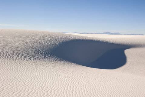 Bilder der Erde White sand dune, White Sands National Monument, New Mexico, USA  Copyright: JérômexGorin B04611031