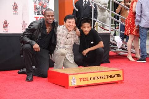 Chris Tucker, Jackie Chan, Jaden Smith 06 06 2013 Jackie Chan hand and footprint ceremony held at TCL Chinese Theatre in Hollywood, CA  Copyright: xIzumixHasegawax 31983_037HNW