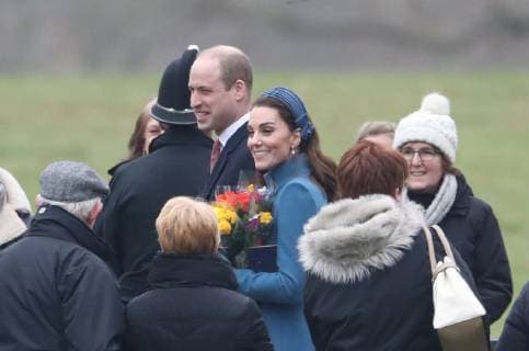 . 06 01 2019. Sandringham , United Kingdom. The Queen and members of the Royal family leaving a church service at Sandringham in Norfolk, United Kingdom.  xStephenxLockx xi-Imagesx IIM-19076-0012