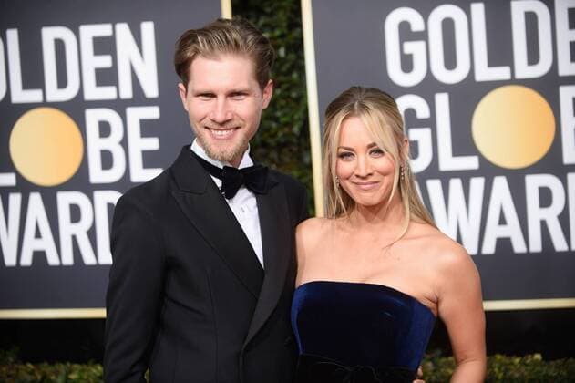 Golden Globe presenter Kaley Cuoco and Karl Cook attend the 76th Annual Golden Globe Awards at the Beverly Hilton in Beverly Hills, CA on Sunday, January 6, 2019.  Copyright: xHFPAx 33729_1442PLX