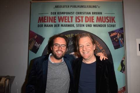 Constantin Ried Markus Goetzfried Production Munich 07 01 19 City cinema Documentary Premiere My world is the music of composer Christian Bruhn Bruhn