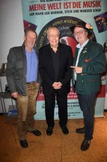 Hansi Kraus Christian Bruhn Wolfgang Prinz Muenchen 07 01 19 City Kino Documentary Premiere My world is the music of composer Christian Bruhn Bruhn