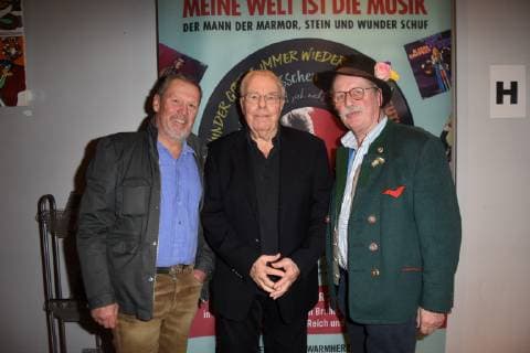 Hansi Kraus Christian Bruhn Wolfgang Prinz Muenchen 07 01 19 City Kino Documentary Premiere My world is the music of composer Christian Bruhn Bruhn
