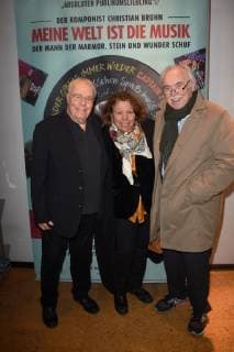 Christian Bruhn Mercedes Dieter Hanitzsch Muenchen 07 01 19 City Kino Documentary Premiere My world is the music of composer Christian Bruhn Bruhn