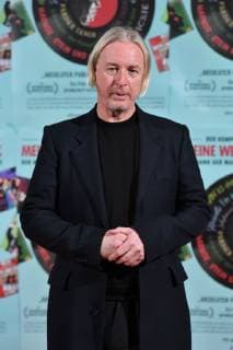 DJ Hell Helmut Geier single picture cut single motif half figure half figure red carpet Red Carpet movie premiere MY WORLD IS THE MUSIC on 07 01 2019 at the City Kino in Munich