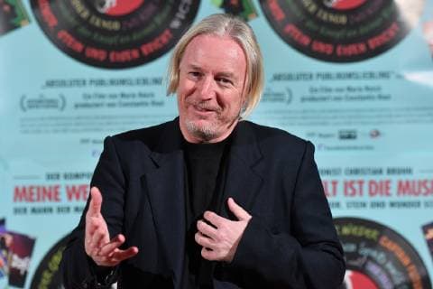 DJ Hell Helmut Geier single picture cut single motif half figure half figure red carpet Red Carpet movie premiere MY WORLD IS THE MUSIC on 07 01 2019 at the City Kino in Munich