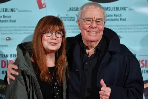 Christian BRUHNS Composer with Katja EBSTEIN Singer Red Carpet Red Carpet Film premiere MEINE WELT IST DIE MUSIK on 07 01 2019 at the City Kino in Munich