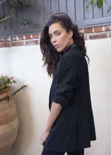 January 10, 2019 - Hollywood, California, U.S. - INES RAU, French transgender model appears in C a vous (TV Series) and Les Terriens du samedi!. Ines-Loan Rau is a French model. She was Playboy magazine s Playmate of the Month for November 2017, and the first openly transgender Playmate. Hollywood U.S. - ZUMAg203 20190110_zap_g203_034 Copyright: xArmandoxGallox