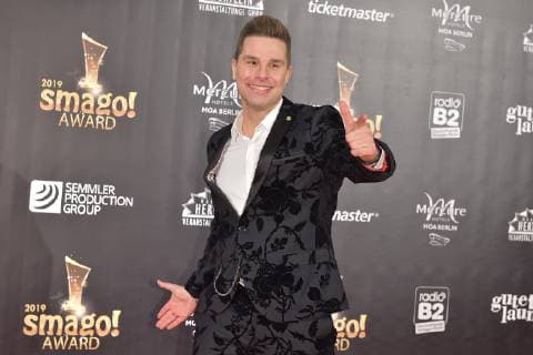 20 years SMAGO AWARD Eloy de Jong on the red carpet 20 years SMAGO AWARD in Berlin on 13 01 2019