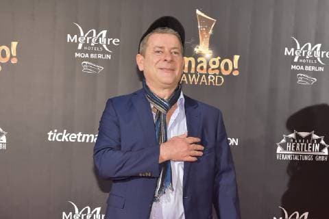 Presentation 20 years SMAGO AWARD Michael Hirte on the red carpet 20 years SMAGO AWARD in Berlin on 13 01 2019