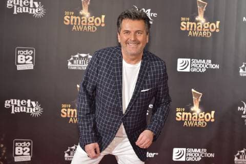 Award ceremony 20 years SMAGO AWARD Thomas Anders on the red carpet 20 years SMAGO AWARD ceremony in Berlin on 13 01 2019