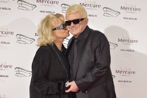 20 years SMAGO AWARD Heino with his wife Hannelore on the red carpet 20 years SMAGO AWARD in Berlin on 13 01 2019