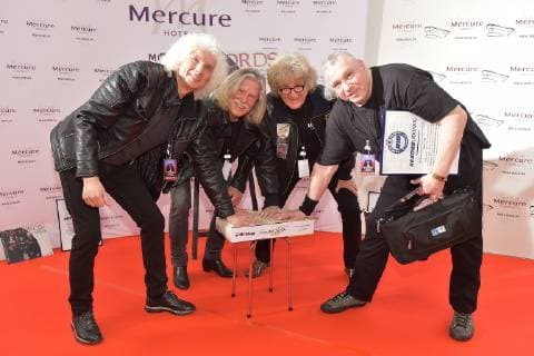 Presentation 20 years SMAGO AWARD The Lords 60 years stage show on the red carpet 20 years presentation SMAGO AWARD in Berlin on 13 01 2019