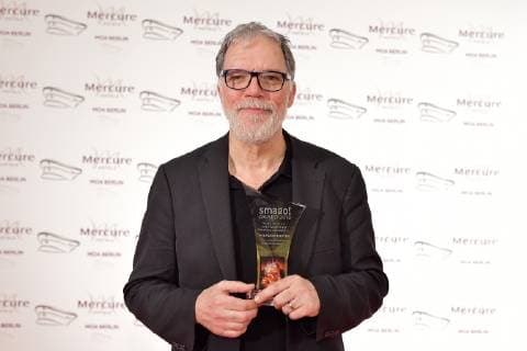 Presentation 20 years SMAGO AWARD Wolfgang Trepper Comedian on the red carpet 20 years SMAGO AWARD in Berlin on 13 01 2019