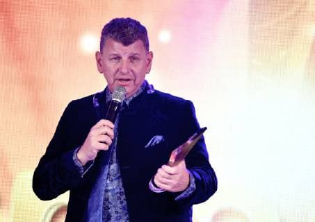 13 01 2019 xlakx Music smago AWARD emspor v l Semino Rossi with the Award in hand at the smago Award ceremony at the Mercure Hotel MOA Berlin 13 01 2019 Music smago AWARD