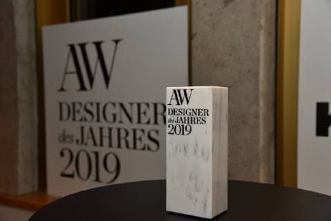 The Prize of the A W Designer of the Year 2019 Prize poses on 13 01 2019 in Cologne