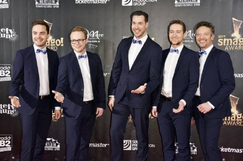 Stimmen der Berge at the smago Award 2019 ceremony at the Mercure Hotel MOA Berlin 13 01 2019 Foto:xN.xKubelkax xFuturexImage