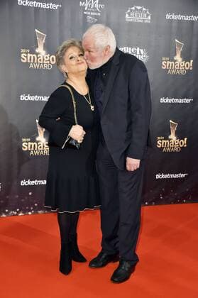 Dagmar Frederic with husband Klaus Lenk at the smago Award 2019 at the Mercure Hotel MOA Berlin 13 01 2019 Foto:xN.xKubelkax xFuturexImage