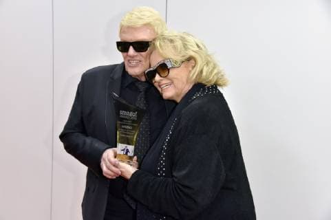 Heino with his wife Hannelore at the smago Award 2019 at the Mercure Hotel MOA Berlin 13 01 2019 Foto:xN.xKubelkax xFuturexImage