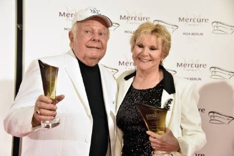 Graham Bonney and Peggy March at the smago Award 2019 at the Mercure Hotel MOA Berlin 13 01 2019 Foto:xN.xKubelkax xFuturexImage