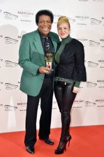 Roberto Blanco with wife Luzandra at the smago Award 2019 at the Mercure Hotel MOA Berlin 13 01 2019 Foto:xN.xKubelkax xFuturexImage