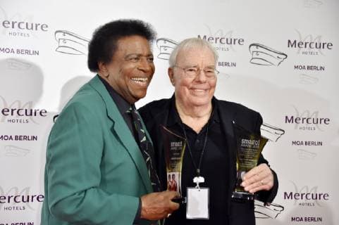 Roberto Blanco and Christian Bruhn at the smago Award 2019 at the Mercure Hotel MOA Berlin 13 01 2019 Foto:xN.xKubelkax xFuturexImage