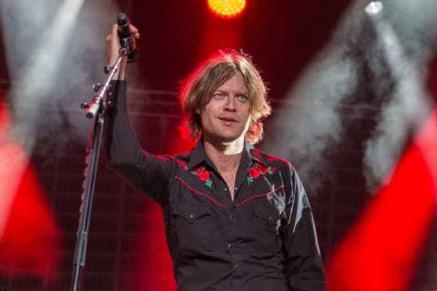 Das Fest 2018 in Karlsruhe Björn Dixgard Sänger der Band Mando Diao; Das Fest Open Air am 20.07.2018 in Karlsruhe (Günther-Klotz-Anlage), Germany, Karlsruhe Günther-Klotz-Anlage Germany