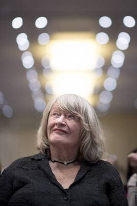 Alice Schwarzer, Frauenpolitik DEU, Deutschland, Germany, Berlin, 14.01.2019 Alice Schwarzer, Herausgeberin des Frauenmagazins Emma, auf der Veranstaltung der Konrad-Adenauer-Stiftung zum Thema 100 Jahre Frauenwahlrecht unter dem Motto Frauenpolitik Auftrag Fuer Morgen in Berlin. Alice Schwarzer, German journalist and editor of the Woman Magazine Emma, during a conference of the Konrad-Adenauer-Stiftung CDU concerning women election rights on 14th January 2019 in Berlin, Germany