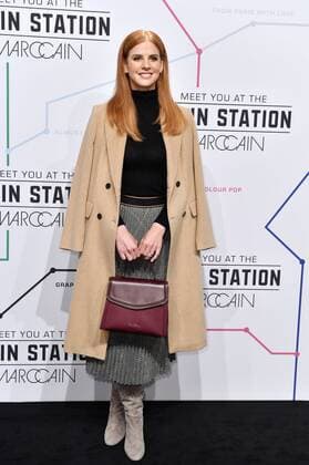 Sarah Rafferty at the Marc Cain Fashion Show at the Fashion Week Berlin Autumn Winter 2019 at the Train Station Berlin 15 01 2019 Foto:xF.xKernx xFuturexImage