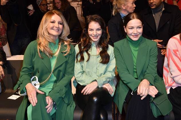 Frauke Ludowig, Yvonne Catterfeld und Hannah Herzsprung bei der Marc Cain Fashion Show auf der Fashion Week Berlin Autumn Winter 2019 in der Train Station. Berlin, 15.01.2019 *** Frauke Ludowig Yvonne Catterfeld and Hannah Herzsprung at the Marc Cain Fashion Show at the Fashion Week Berlin Autumn Winter 2019 at the Train Station Berlin 15 01 2019 Foto:xF.xKernx xFuturexImage