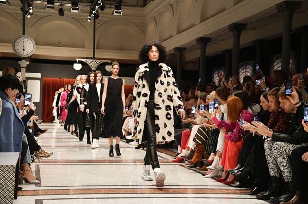 Models at the Marc Cain Fashion Show at the Fashion Week Berlin Autumn Winter 2019 at the Train Station Berlin 15 01 2019 Foto:xF.xKernx xFuturexImage