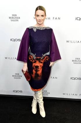 Nina Gummich at the William Fan Fashion Show at the Fashion Week Berlin Autumn Winter 2019 in Knutschfleck Berlin 15 01 2019 Foto:xF.xKernx xFuturexImage