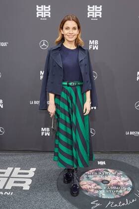 Nadine Warmuth Arrival of the guests at the Riani Fashion Show as part of Berlin Fashion Week 2019 on 16 01 2019 Riani Fashion Show