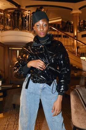 Toni Dreher Adenuga at the Marcel Ostertag Fashion Show at the Fashion Week Berlin Autumn Winter 2019 at The Westin Grand Hotel Berlin 16 01 2019 Foto:xF.xKernx xFuturexImage
